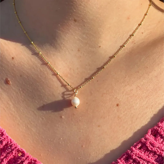 Pearl Gold Plated Pendant