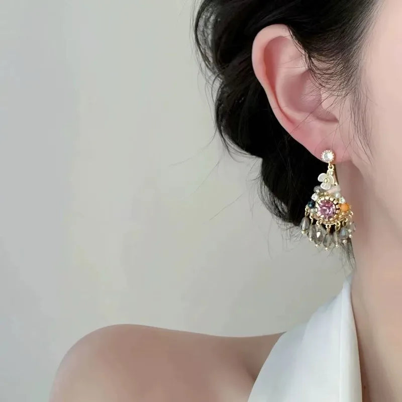 Long Fringe Earrings