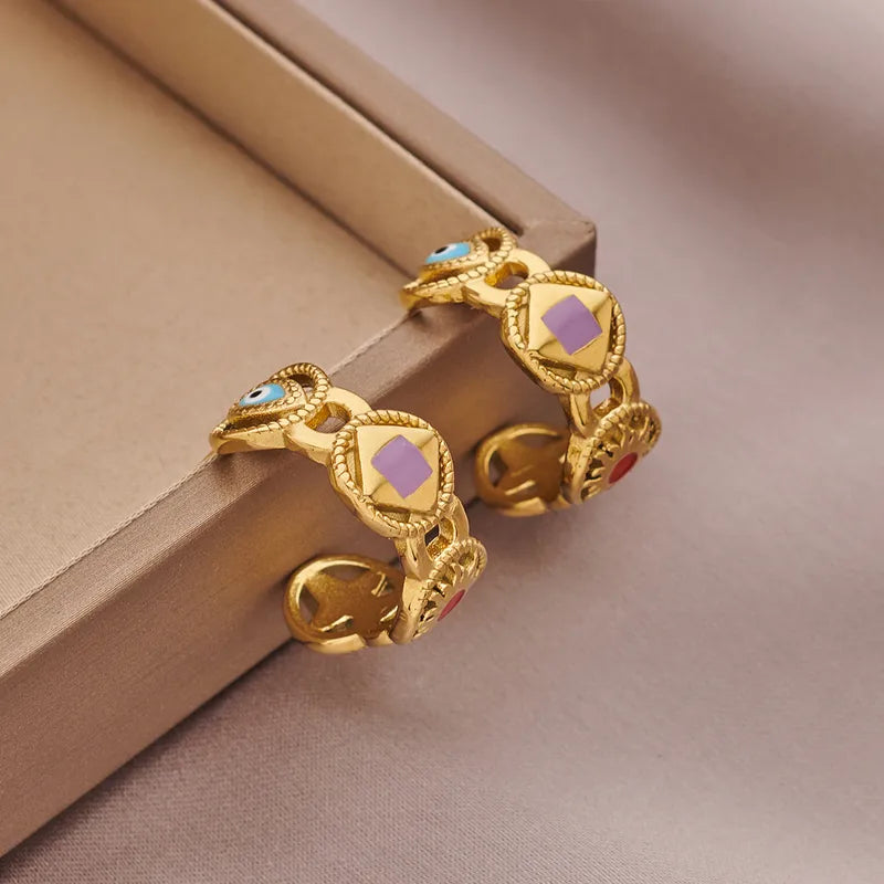 Gold Plated Hoop
