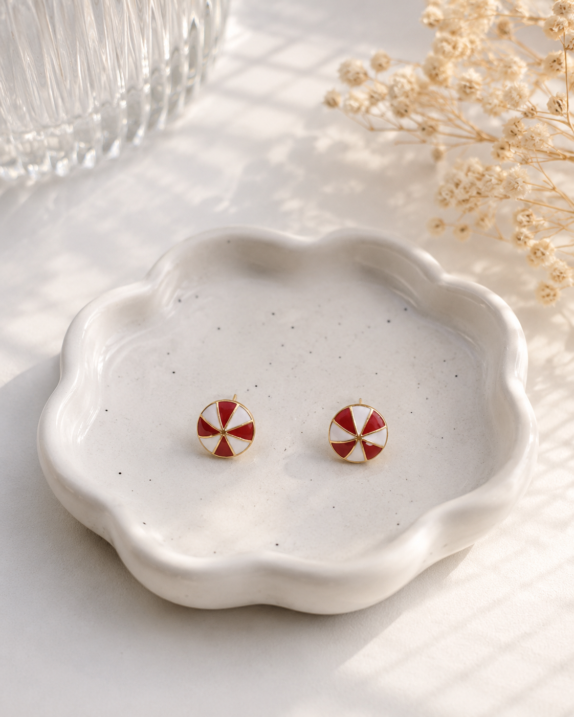 Swirl Stud Earrings