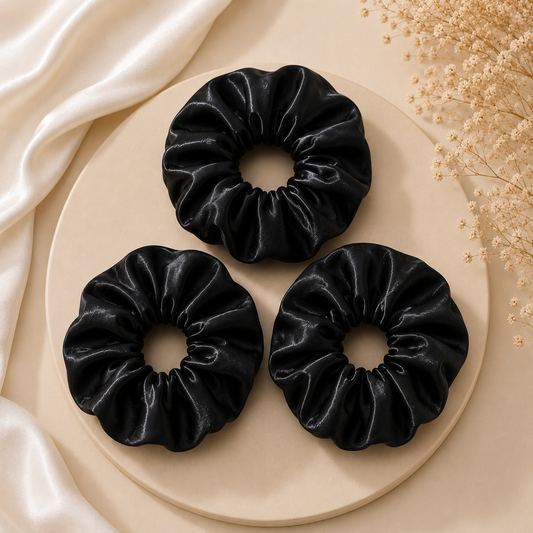 Eclipse Satin Scrunchie (one piece)