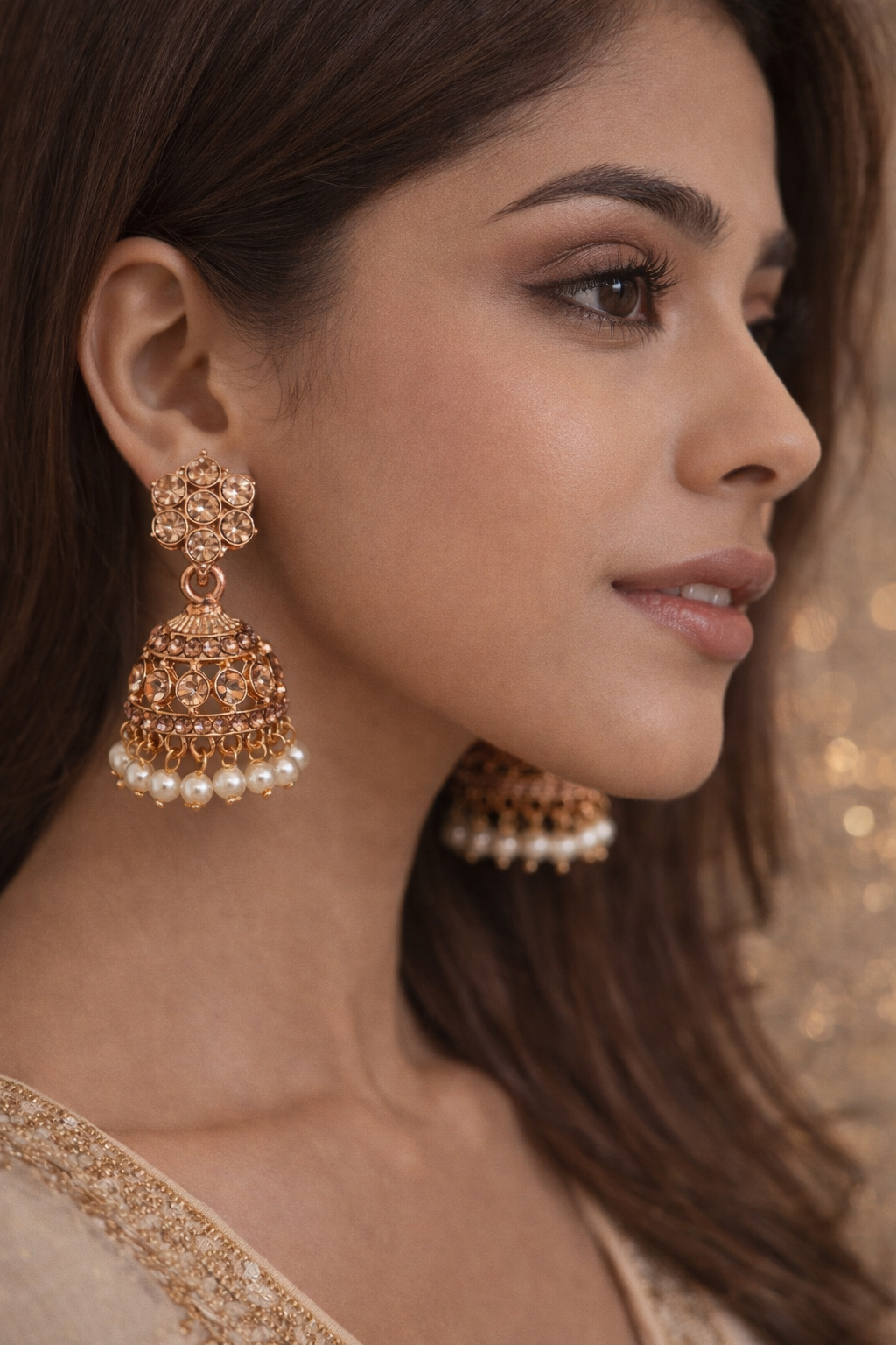 Pearl Aura Jhumka