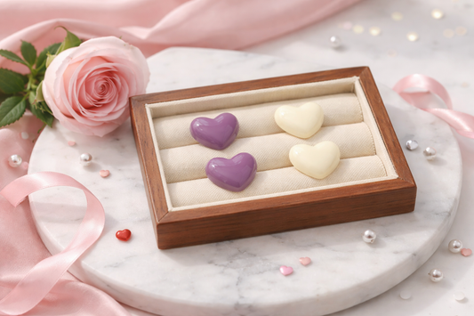 Soft Heart Valentine Studs Combo