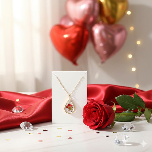 Blooming Peach Blossom Valentine Pendant