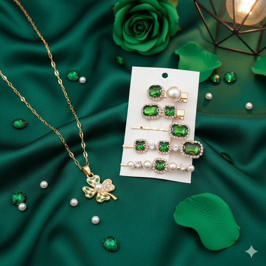 Emerald Clover Valentine Combo